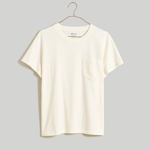 NWT Madewell Softfade Cottton Crewneck Relaxed Tee Sz XXS